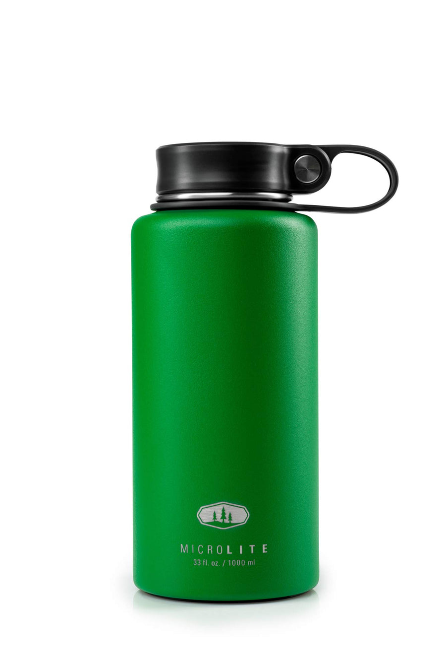 Microlite 1000 Twist GSI Outdoors 33 fl.oz. Vacuum Insulated Stainless Steel Water Bottle, Campsite