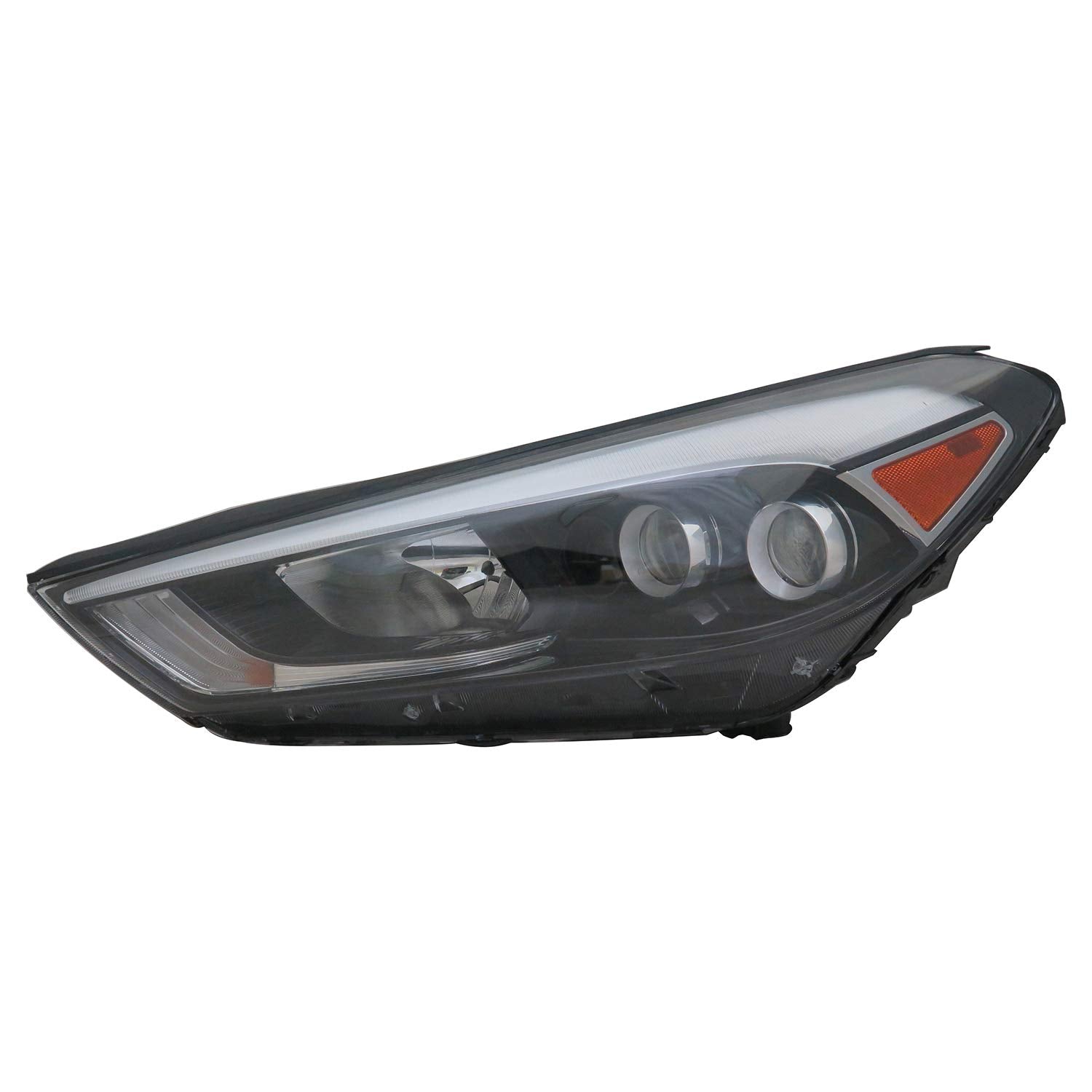 Left TYC Headlight Assembly Compatible with 2016-2018 Hyundai Tucson