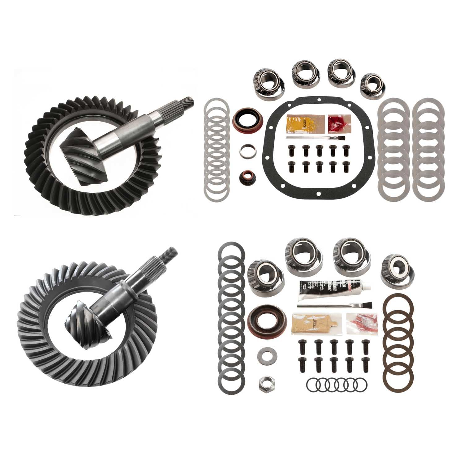 Motive Gear Differential Ring & Pinion MGK-304 Bearing Rebuild Kit For Dana 44 Front/Ford 8.8" Rear Ratio 4.89, 10-Bolt 26/30 Spline 8 Pinion & 39 Ring Tooth - Fits Ford Bronco F-150/F-250 1983–1991