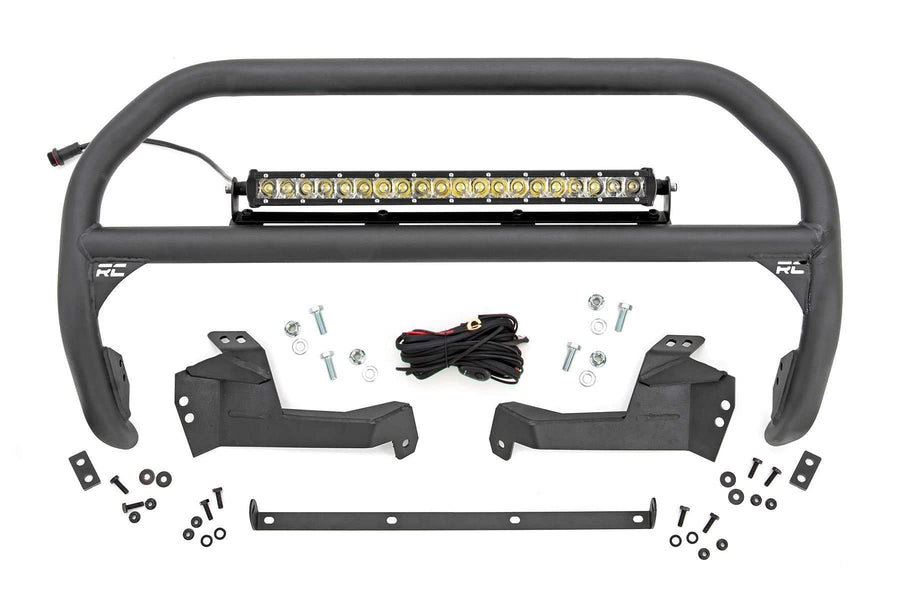 Rough Country LED Nudge Bar w/Chrome Series for 21-24 Ford Bronco Sport - 51043