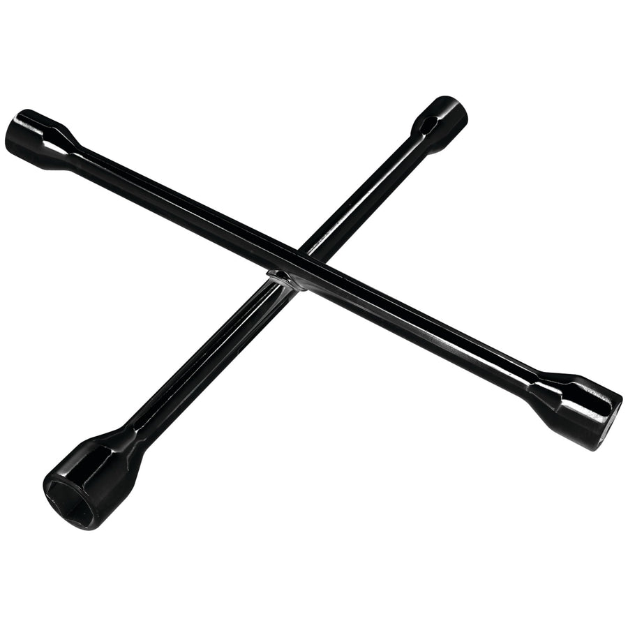 14-Inch Performance Tool W2 Black Metric 4-Way Cross Lug Wrench