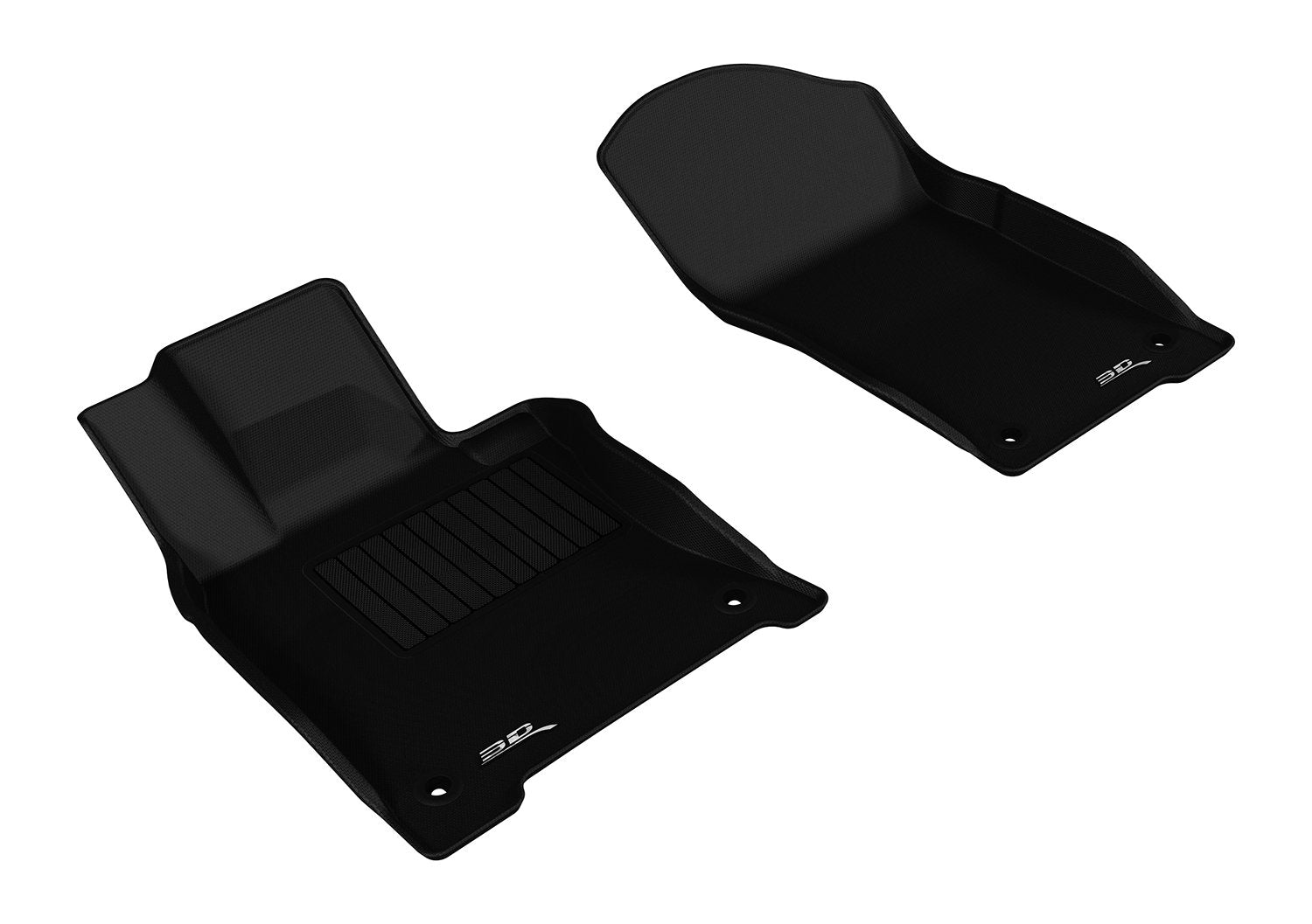 Kagu 3D MAXpider Custom Fit All-Weather Floor Mat (Black) Compatible with Infiniti Q50 2014-2017 - R1