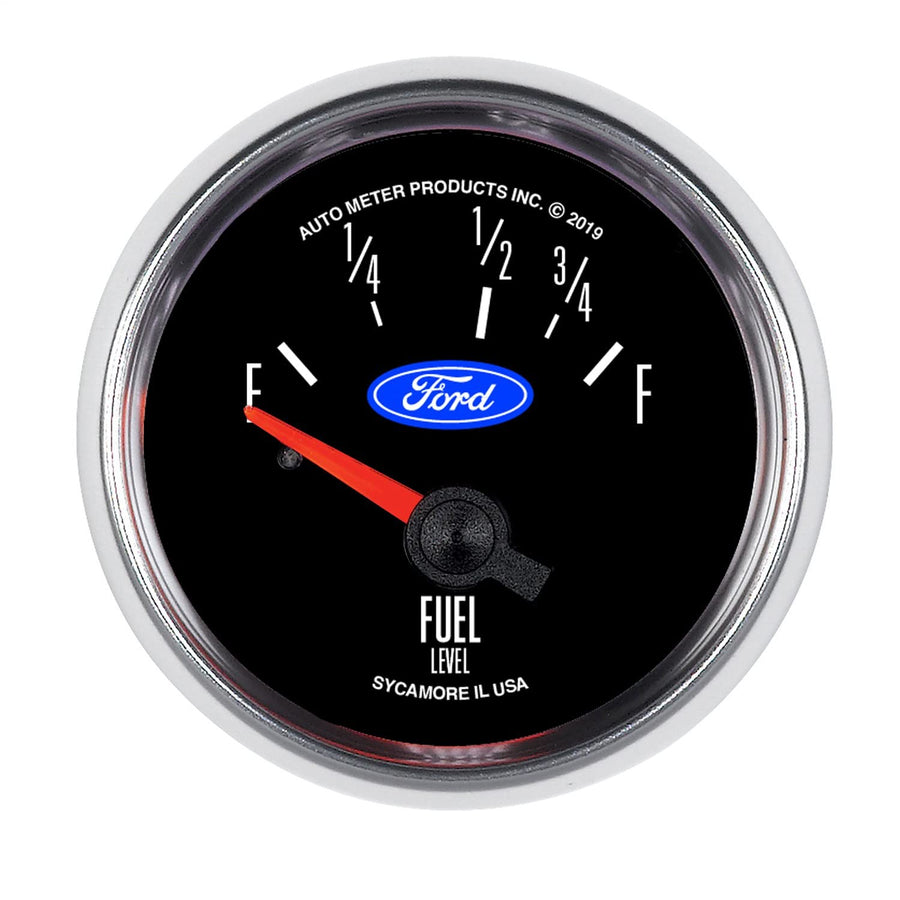Gauge Auto Meter 880893, Fuel Level, 2 1/16", 16Ωe to 158Ωf, Elec, Ford