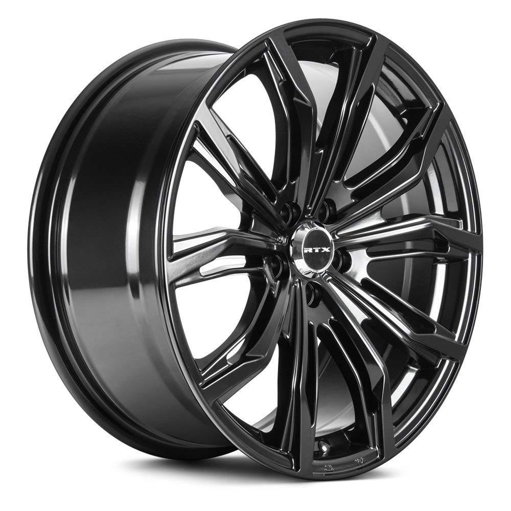 Custom RTX Wheel - 18" x 8", 42 Offset, 5x114.3 Bolt Pattern, 70.3mm Hub - Satin Black Rim