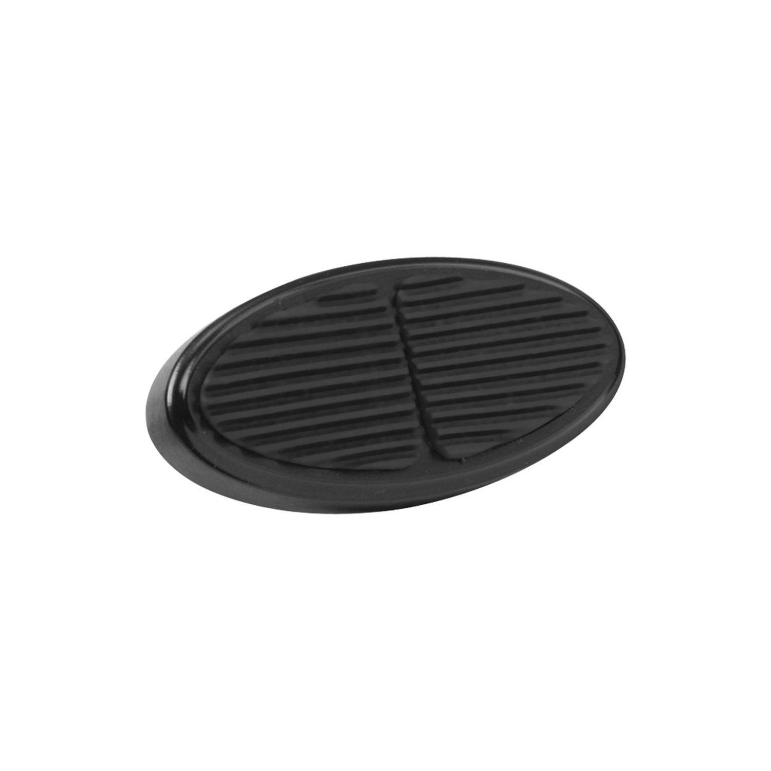 Mini Oval Aluminum Brake Pad Lokar XBAG-6106 Black