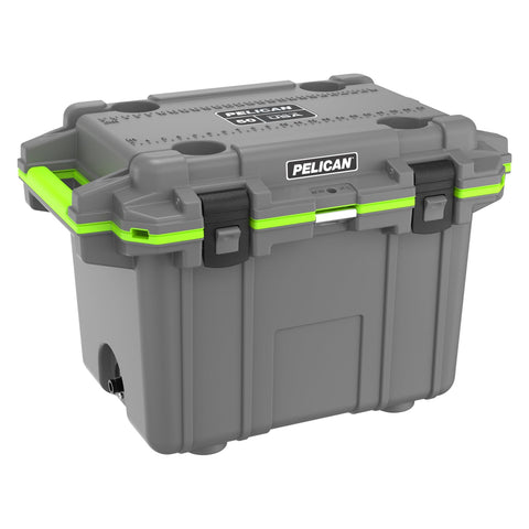 50 Quart Pelican Elite Cooler (Dark Grey/Green)