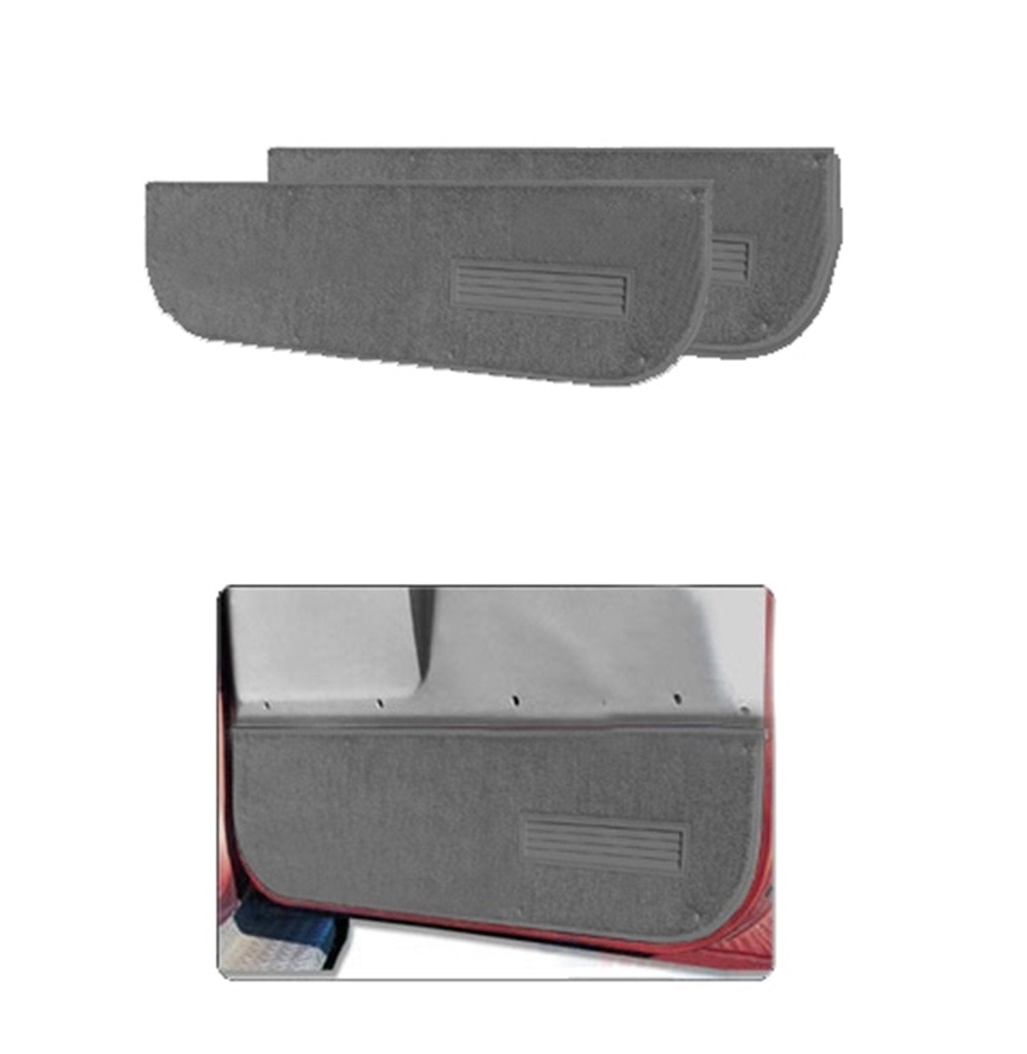 Pro-Line Nifty Products 123001 Replacement Carpet 2pc Lower Door Panels Black
