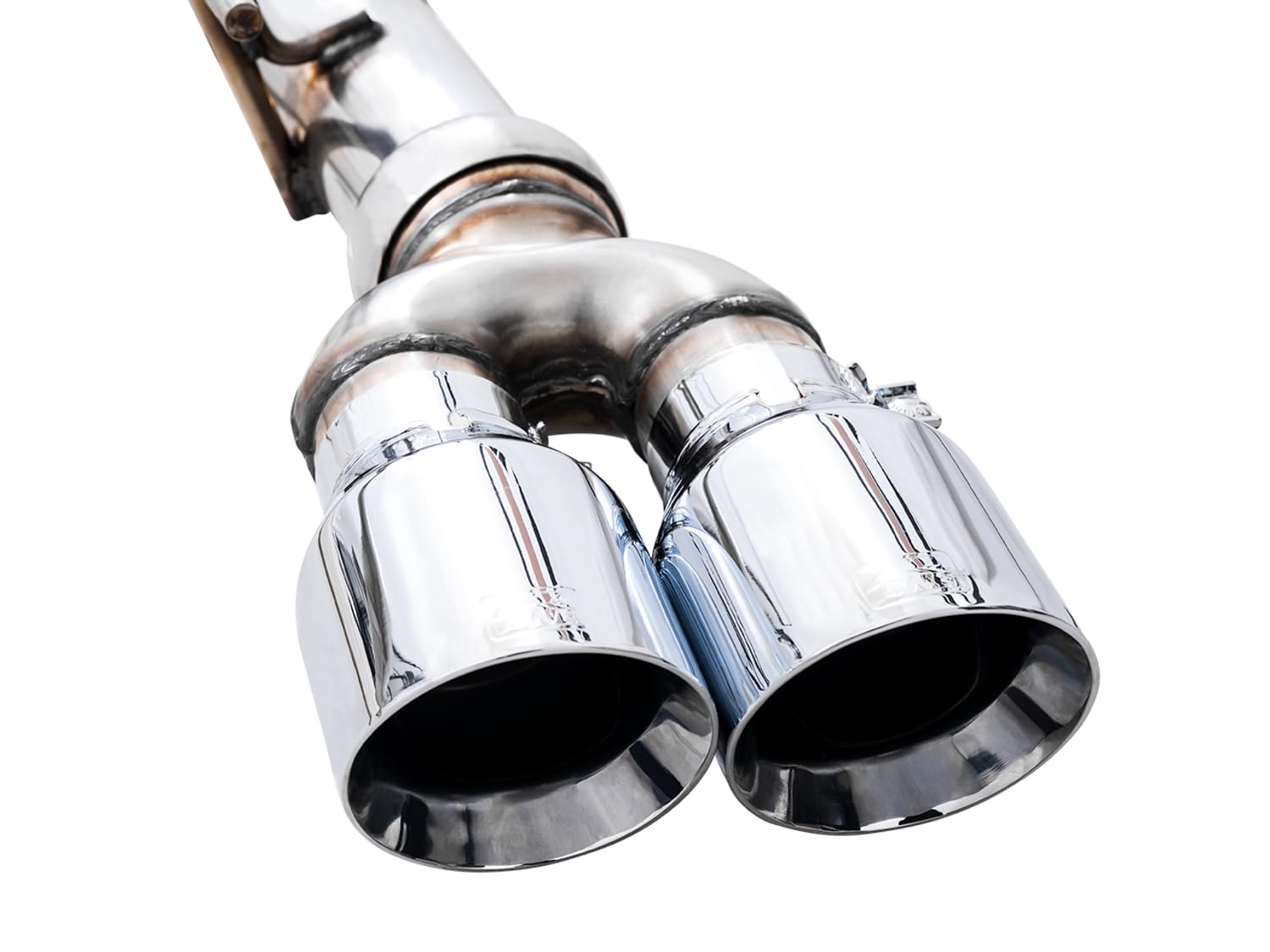 4th Gen AWE Tuning GM 1500 5.3L 0FG Catback Split Rear Exit (w/Bumper Cutouts) - Quad Chrome Tips - 3015-42201