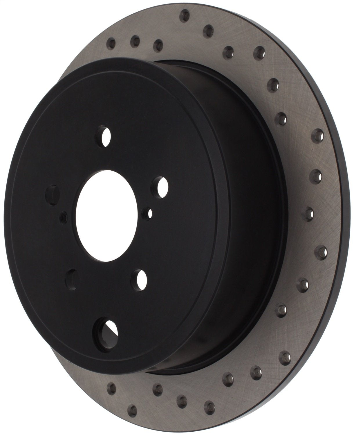 StopTech Sport 128.47029R Cross Drilled Brake Rotor (Rear Right), 1 Pack