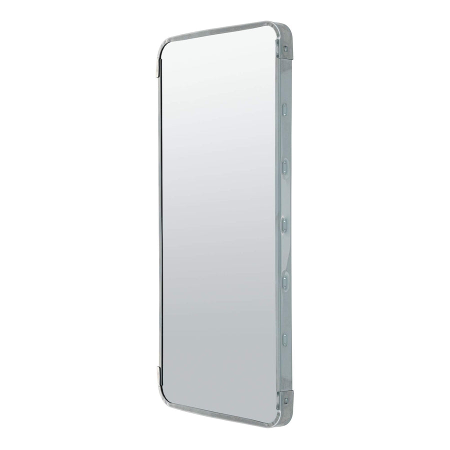 600807 RETRAC 7 x 16-Inch Stainless Steel Pyramid-Back West Coast Mirror Head, Universal Driver or Passenger Side