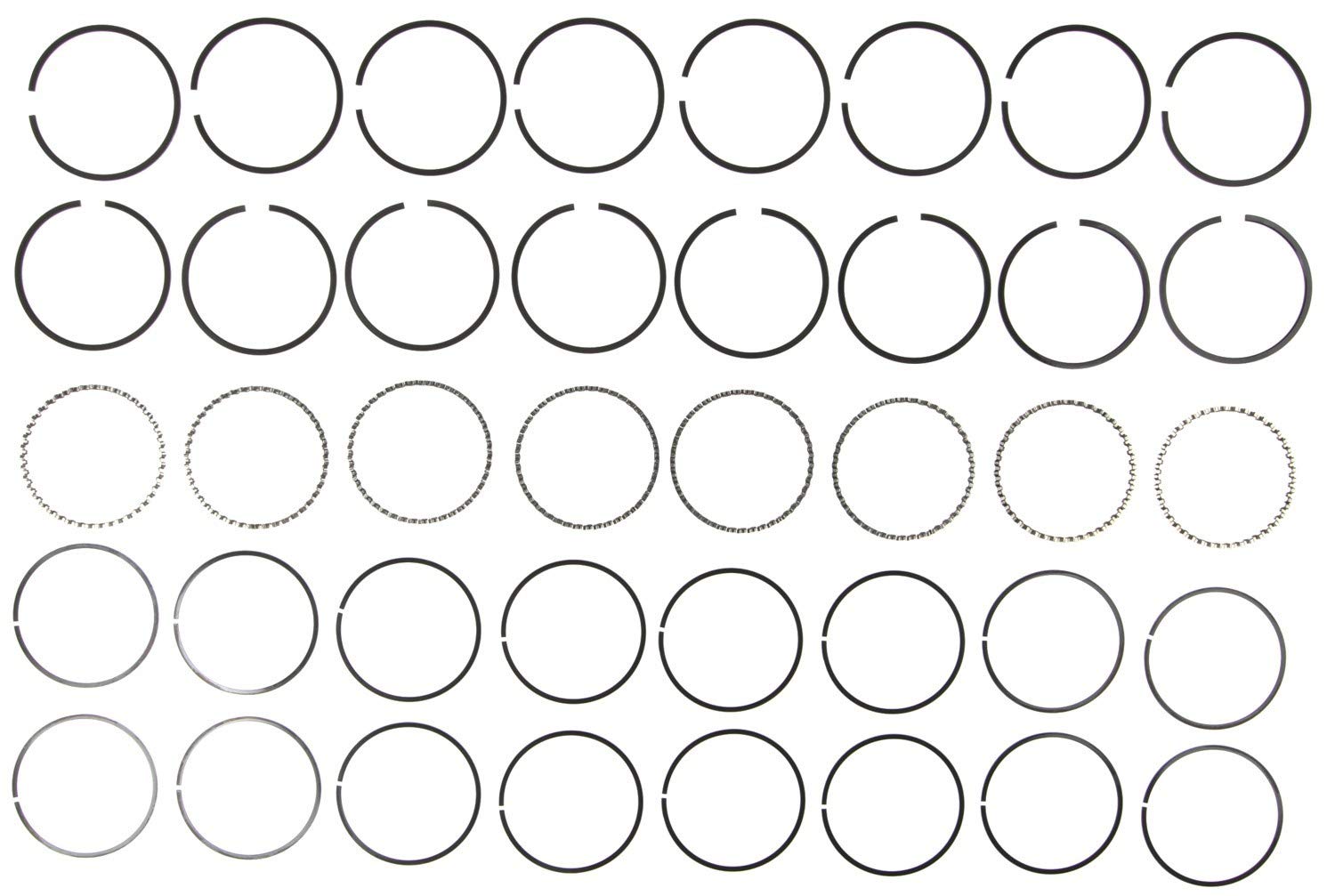 Mahle Rings Checker 50076CP.040 283/307 Engs 65-70 Chevy 283/307 Engs 57-73 Chevy Marine