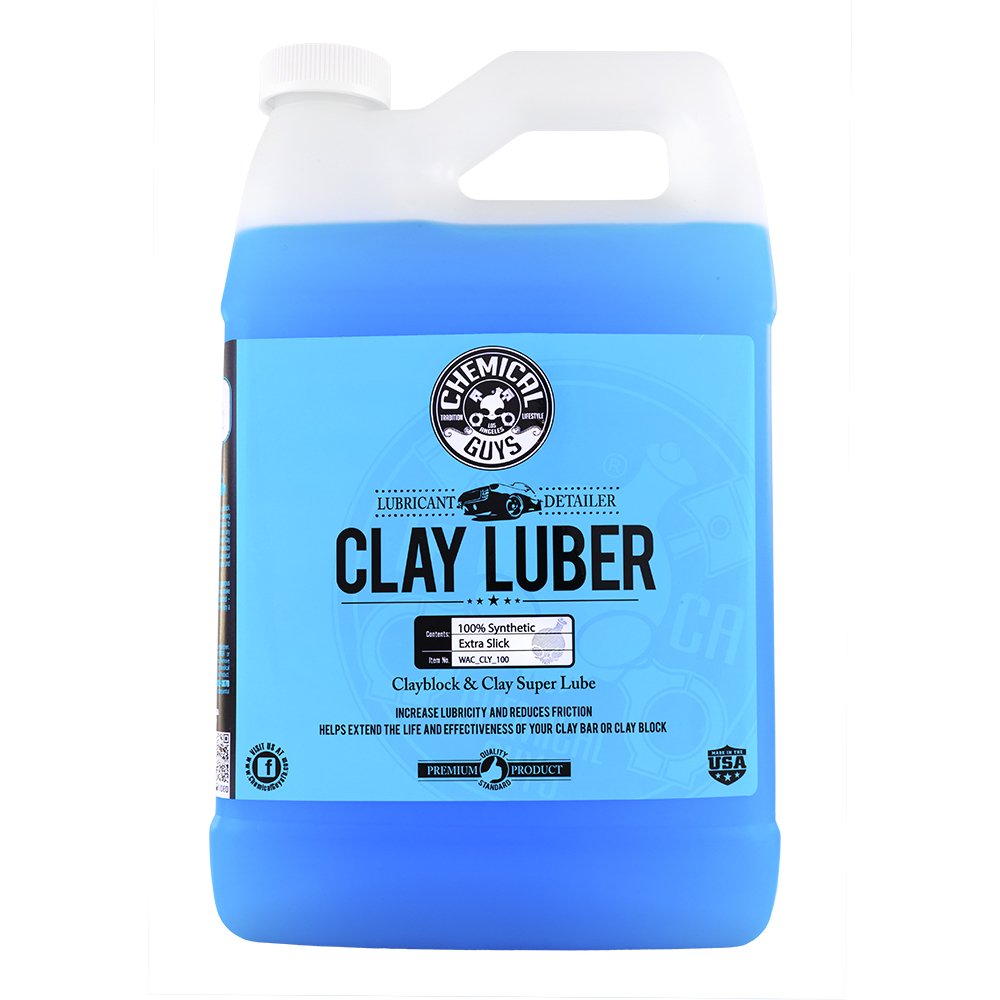 Chemical Guys Clay Luber WAC_CLY_100 Synthetic Lubricant with Wetting Agents for Clayblock and Car Detailing Clay (Works on Cars, Trucks, SUVs, Jeeps & More), 128 fl oz (1 Gallon)