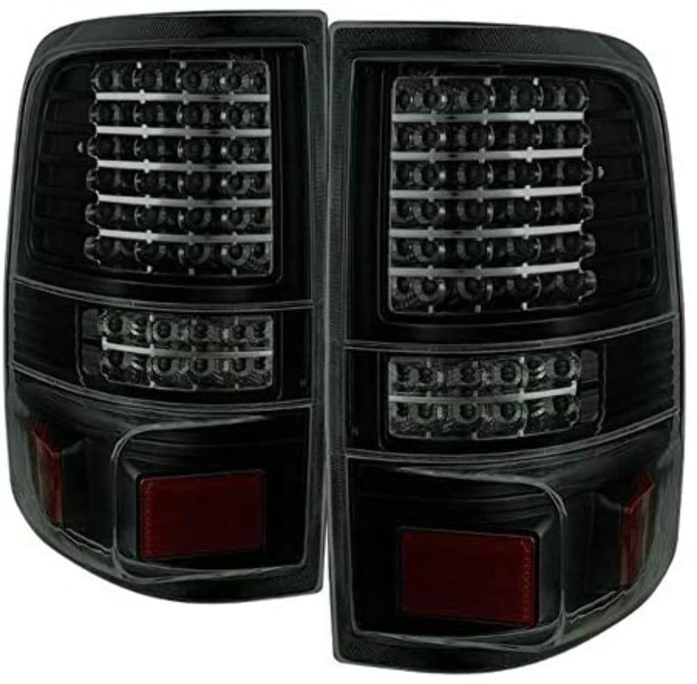 Tail Light Xtune ALT-JH-FF15004-LED-G2-BSM (Ford F150 Styleside 04-08 (Not Fit Heritage & SVT) LED s - Black Smoked)