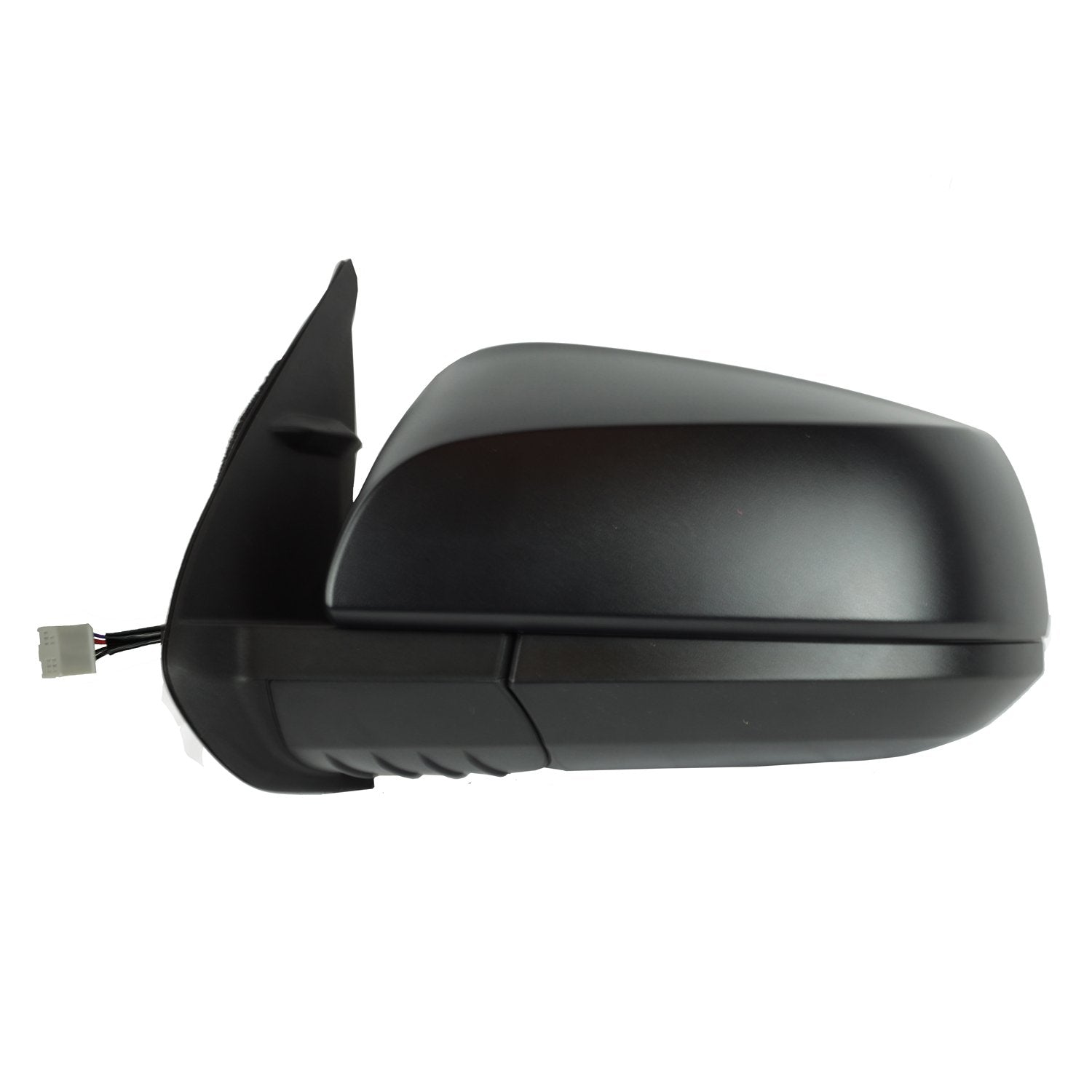 Fit System Mirror Driver Side for Toyota Tacoma, Textured Black, Foldaway, w/o Puddle lamp, w/o spot Mirror, w/o Blind spot Detection System, Heated Power (70212T)