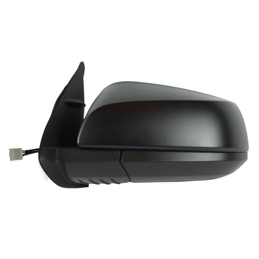 Fit System Mirror Driver Side for Toyota Tacoma, Textured Black, Foldaway, w/o Puddle lamp, w/o spot Mirror, w/o Blind spot Detection System, Heated Power (70212T)