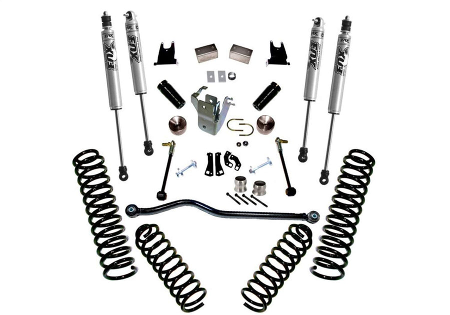SUPERLIFT SUSPENSION RealTruck 4" Lift Kit for Jeep Wrangler JK | Complete Lift Kit with Front & Rear Fox 2.0 Series Shocks | K928F | Fits 2007-2018 Jeep Wrangler JKU 4-Door