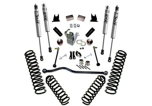 SUPERLIFT SUSPENSION RealTruck 4" Lift Kit for Jeep Wrangler JK | Complete Lift Kit with Front & Rear Fox 2.0 Series Shocks | K928F | Fits 2007-2018 Jeep Wrangler JKU 4-Door