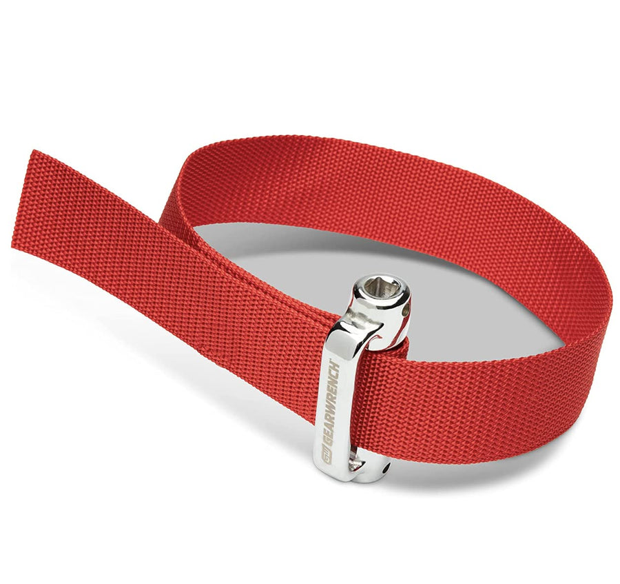 Heavy-Duty GEARWRENCH Oil Filter Strap Wrench | 3/8" & 1/2" Drive | 3529D