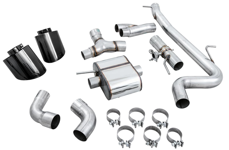 AWE Tuning 2.5L Turbo Coupe 18-19 Audi TT RS MK3 SwitchPath Exhaust w/Diamond Black RS-Style Tips