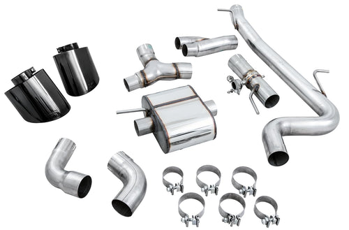 AWE Tuning 2.5L Turbo Coupe 18-19 Audi TT RS MK3 SwitchPath Exhaust w/Diamond Black RS-Style Tips
