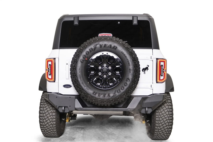 21-22 Bronco Fab Fours Premium R/Bumper, Black (FB21-Y5251-1)