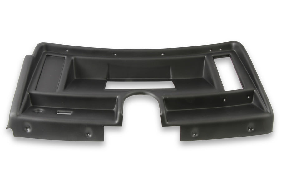 Dash Bezel Holley EFI 553-387 - with RH Vent Opening Only - Black