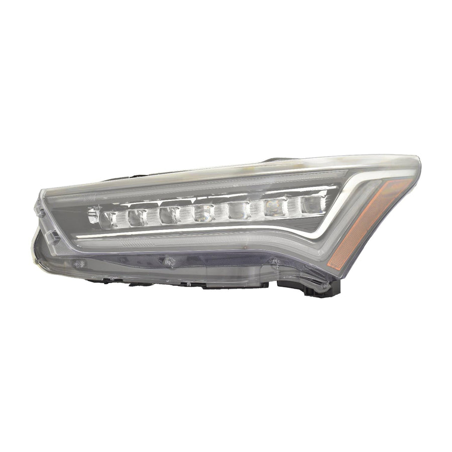 ACK Lamp DOT Certified For Acura RDX 2019 20 21 22 2023 Headlight LED without Adaptive Headlight w/o LOGO A-SPEC/PLATINUM Model Driver Side CAPA | 33150-TJB-A21 | AC2502140C