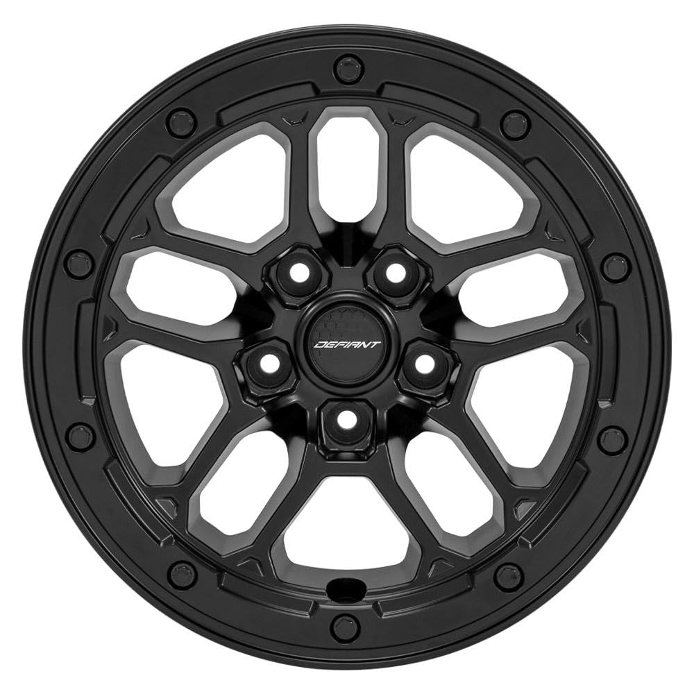 DF01 Wheels DEFIANT 17x8 5x5 +12et in Satin Black