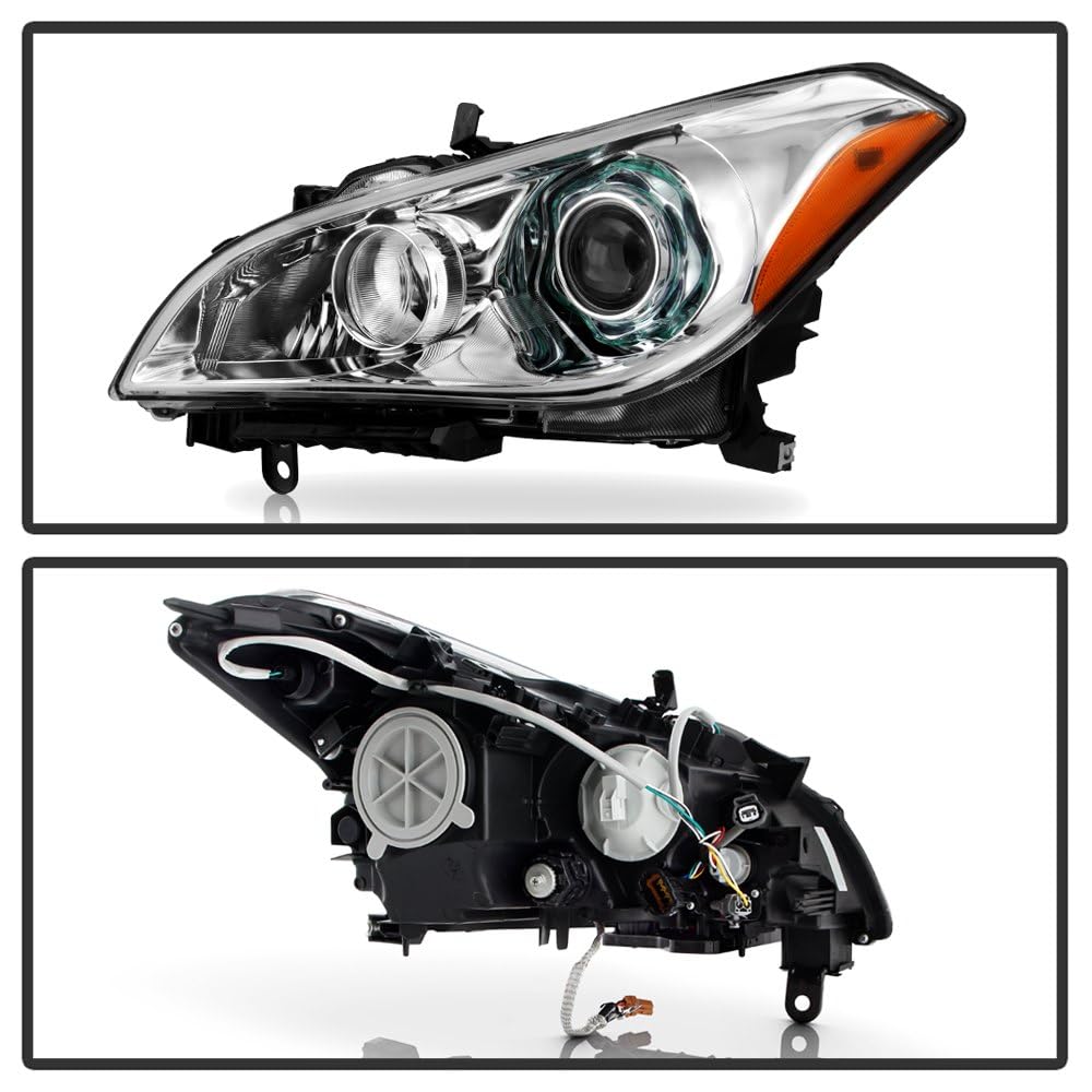 Infiniti M37 11-14 Spyder (OE) Headlight - Low Beam-D2S(Not Included) ; Signal-7440A(Included) - OE Left (w/o Technology Pkg)