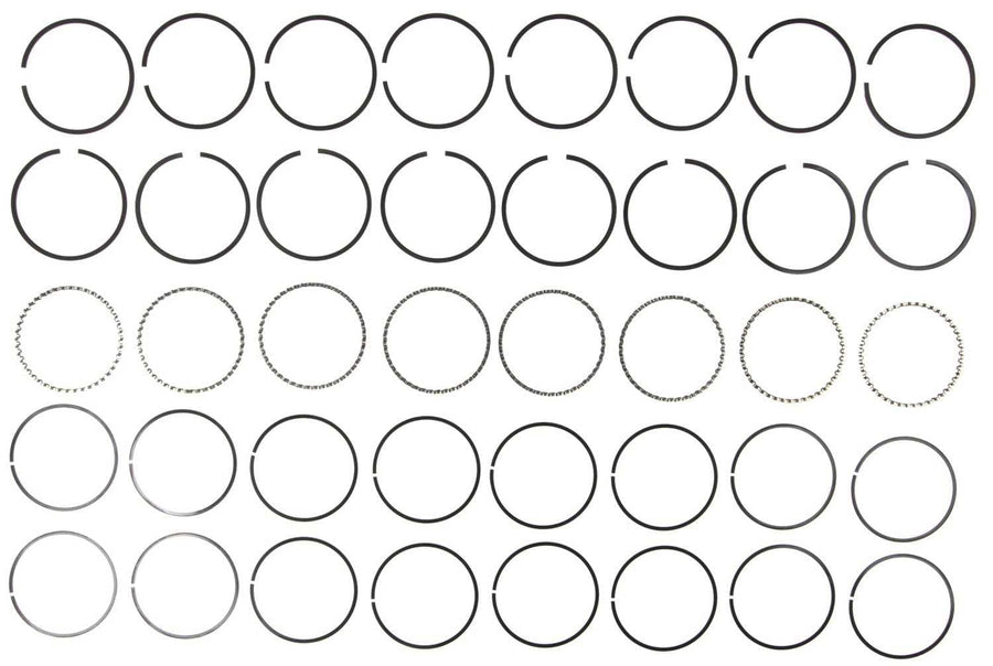 Clevite Ring Set, Clevite 50076CP.060 - Plain Checker 283,307 Engs. (65-70); Chev. 283,30