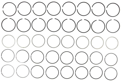 Clevite Ring Set, Clevite 50076CP.060 - Plain Checker 283,307 Engs. (65-70); Chev. 283,30