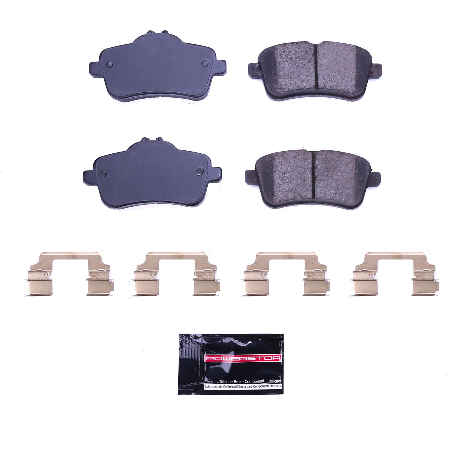 17-1630 Power Stop Rear Z17 Ceramic Brake Pads with Hardware For GL63 AMG, GLE, GLE3, GLE63 AMG, GLE63 AMG S, GLS63 AMG, ML63 AMG [Model Specific]
