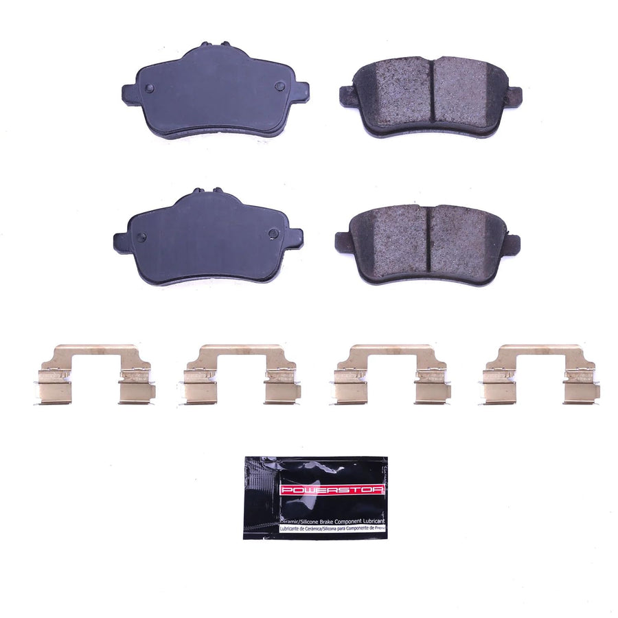 17-1630 Power Stop Rear Z17 Ceramic Brake Pads with Hardware For GL63 AMG, GLE, GLE3, GLE63 AMG, GLE63 AMG S, GLS63 AMG, ML63 AMG [Model Specific]