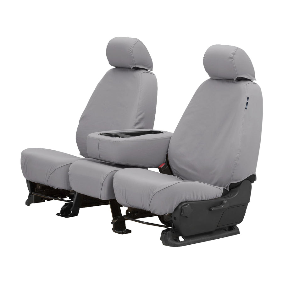 Covercraft Custom Seat Covers Polycotton | Fits 2023-2025 Honda Pilot | 2nd Row 40/20/40 Bench Seat, Grey