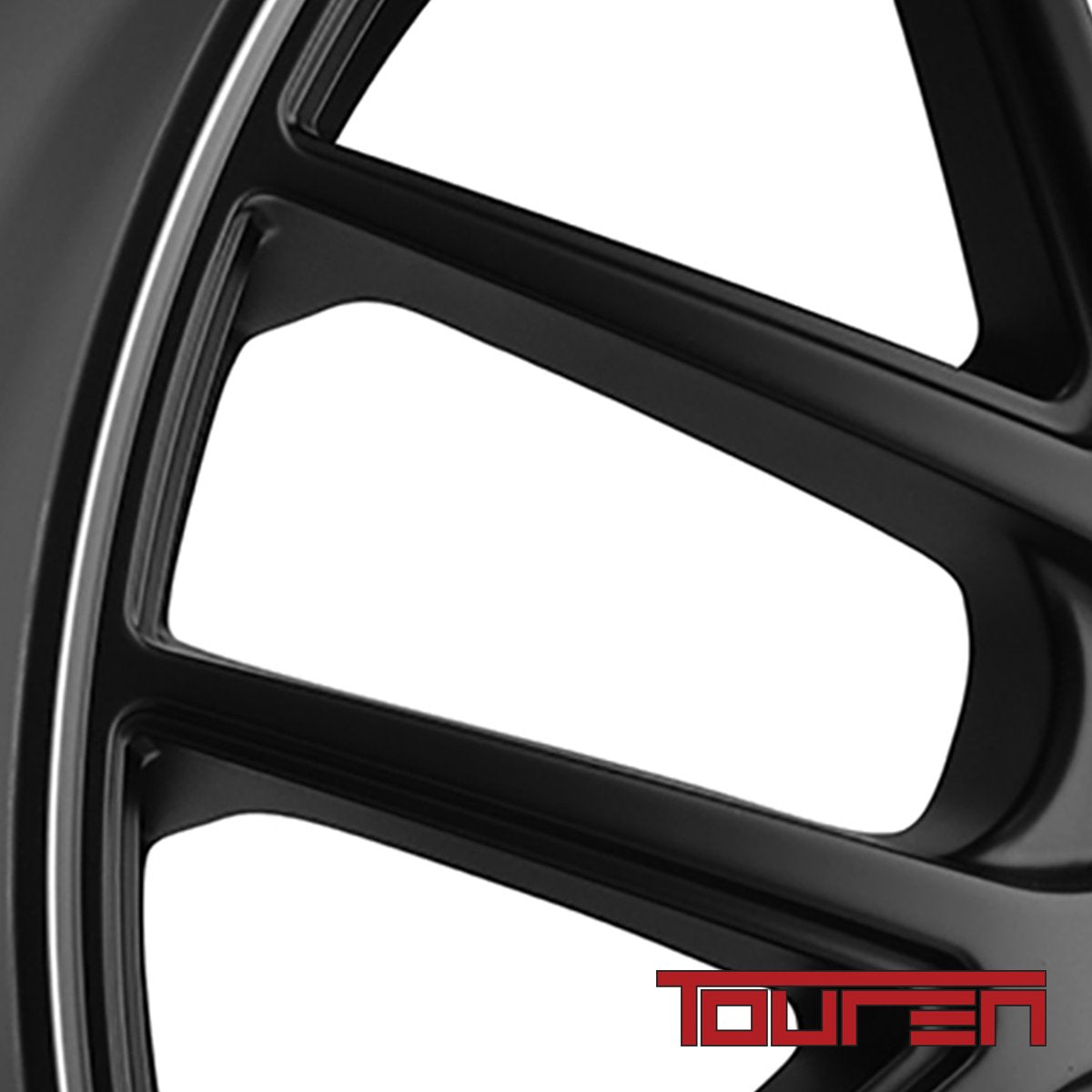 17x7.5 TR60, Bolt Pattern: 5x110/115, Offset: 42, MATTE BLACK/MACHINED RING, set of 1
