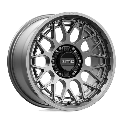 KMC 17x8.5 KM722 Technic Gunmetal Wheel Rim 6x5.5" +18mm Inch KM72278568418