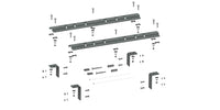 B&W RVR3200 Trailer Hitches Universal Mounting Rail with Bracket and Hardware