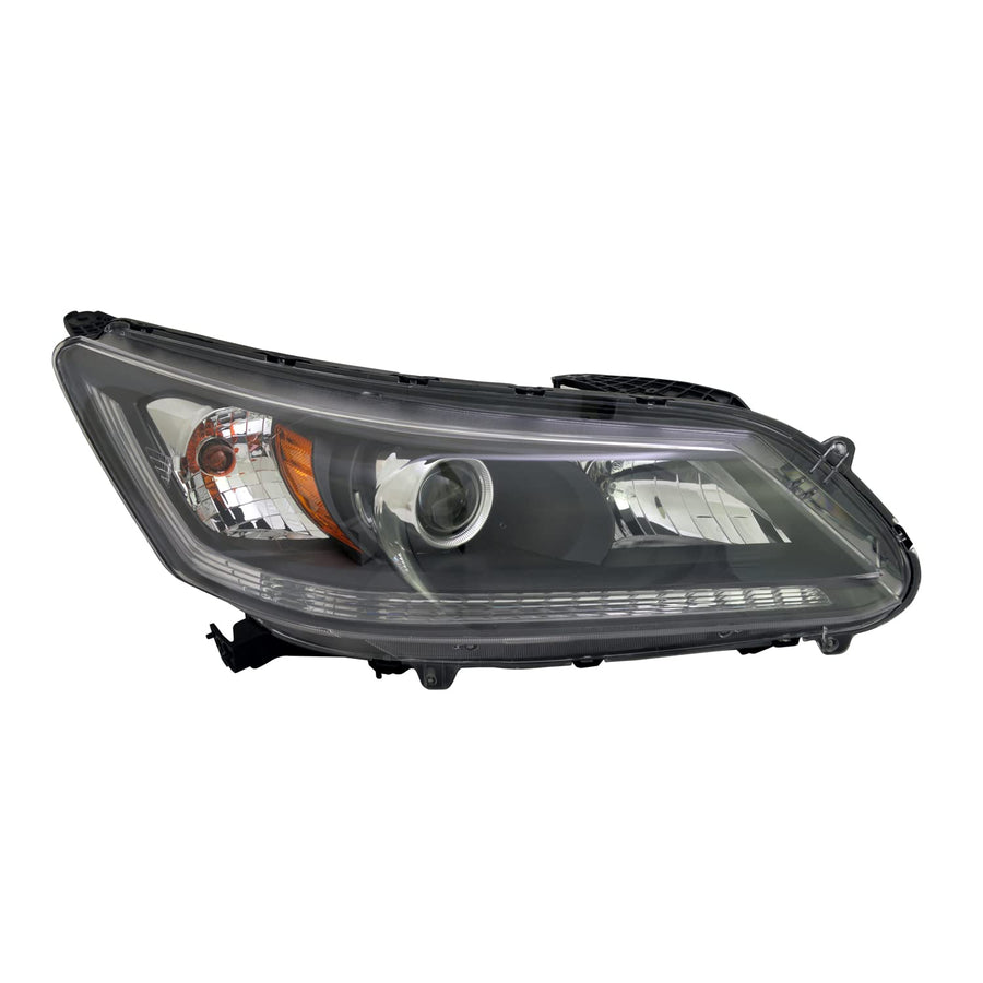Right TYC Headlight Assembly Compatible with 2013-2015 Honda Accord