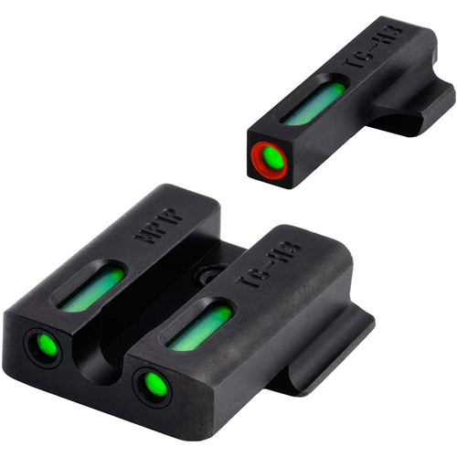 TruGlo TFK PRO Fiber Optic and Tritium Handgun Sight for Smith & Wesson M&P, Black