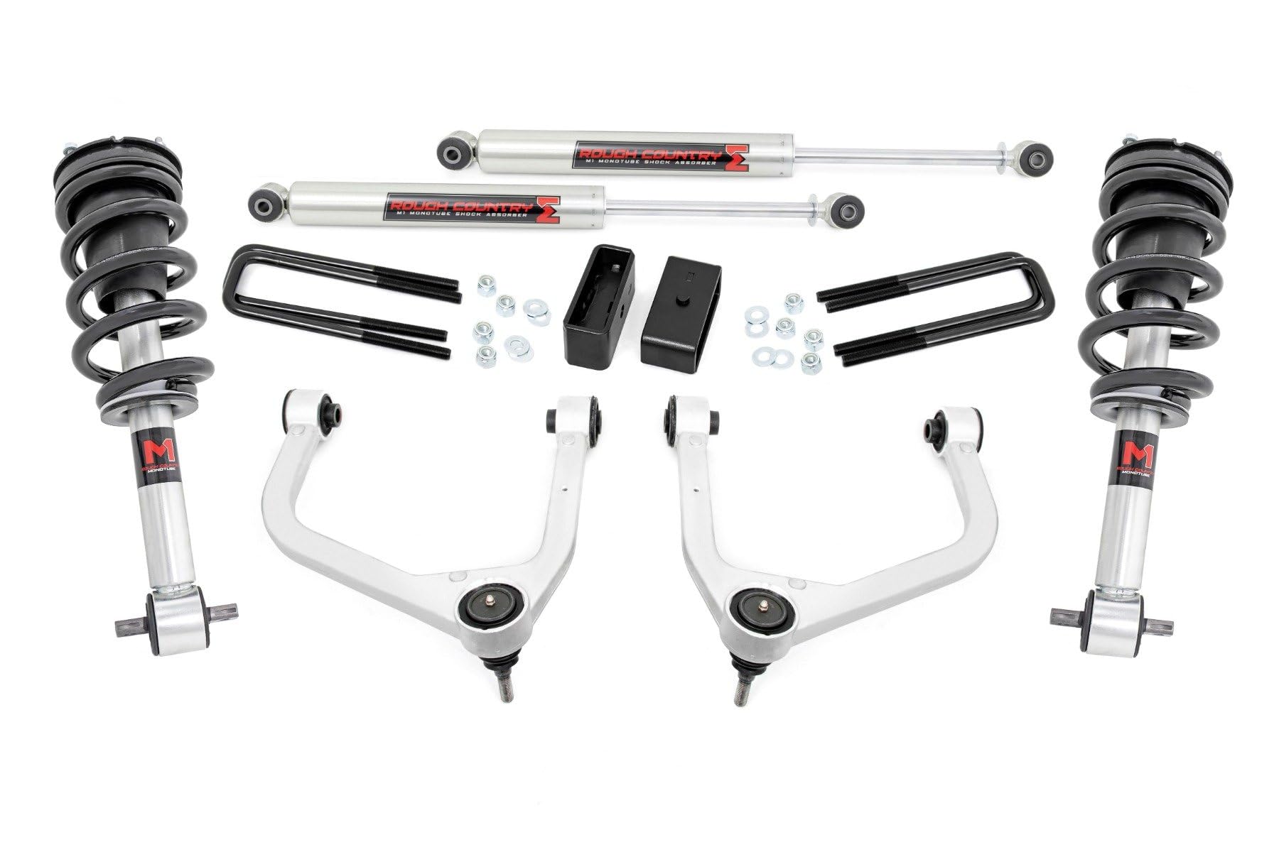 3.5" Lift Kit Rough Country w/M1 Struts for 2019-2024 GMC Sierra 1500-22640