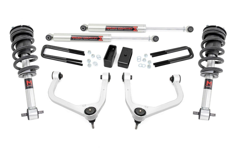 3.5" Lift Kit Rough Country w/M1 Struts for 2019-2024 GMC Sierra 1500-22640