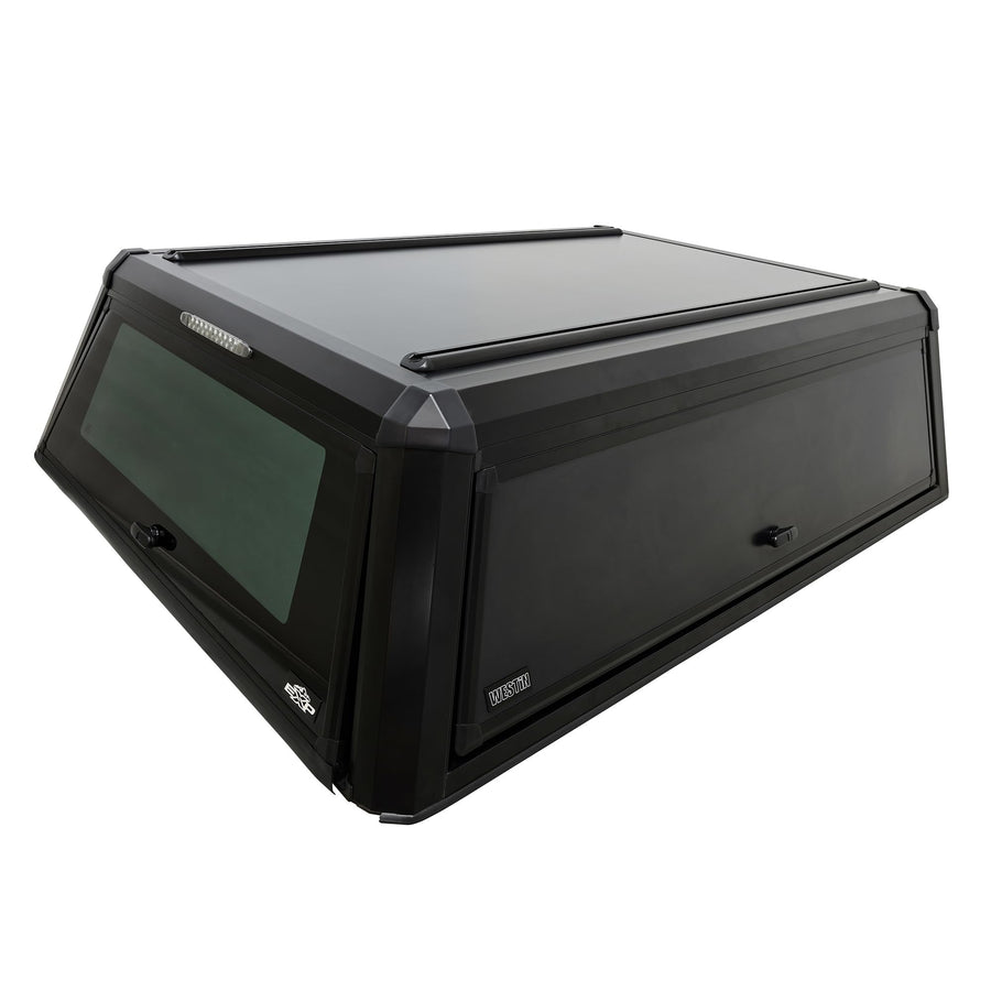 Westin 16-15505 Truck Cap EXP with Solid Front Glass fits 2023-2026 Frontier 6'1" Bed Matte Black