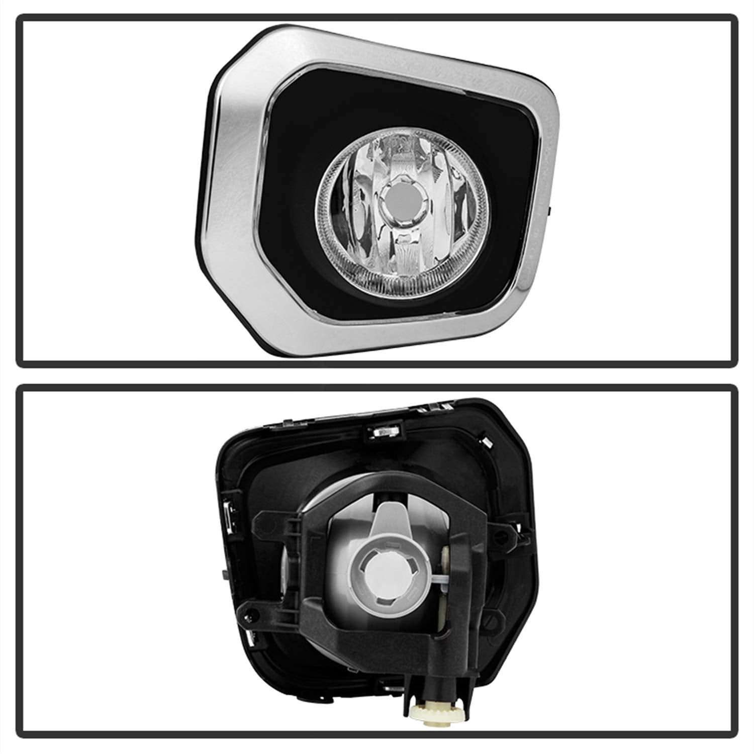 Spyder Fog Light Xtune FL-CL-TTA2016-C (( Toyota Tacoma 2016-2018 OEM s W/Switch - Clear))