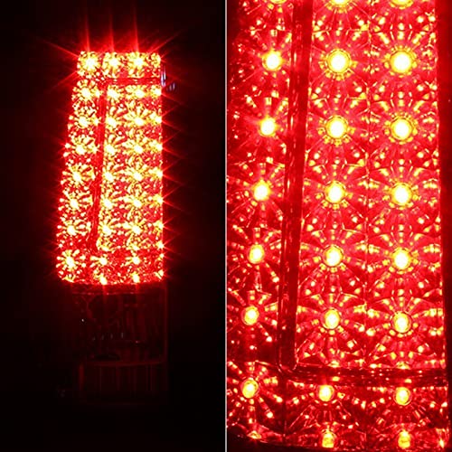 Tail Light Xtune ALT-ON-CS99-G2-LED-RC (Chevy Silverado 1500/2500/3500 99-02 / GMC Sierra 1500/2500/3500 99-03 Version 2 LED s - Red Clear)
