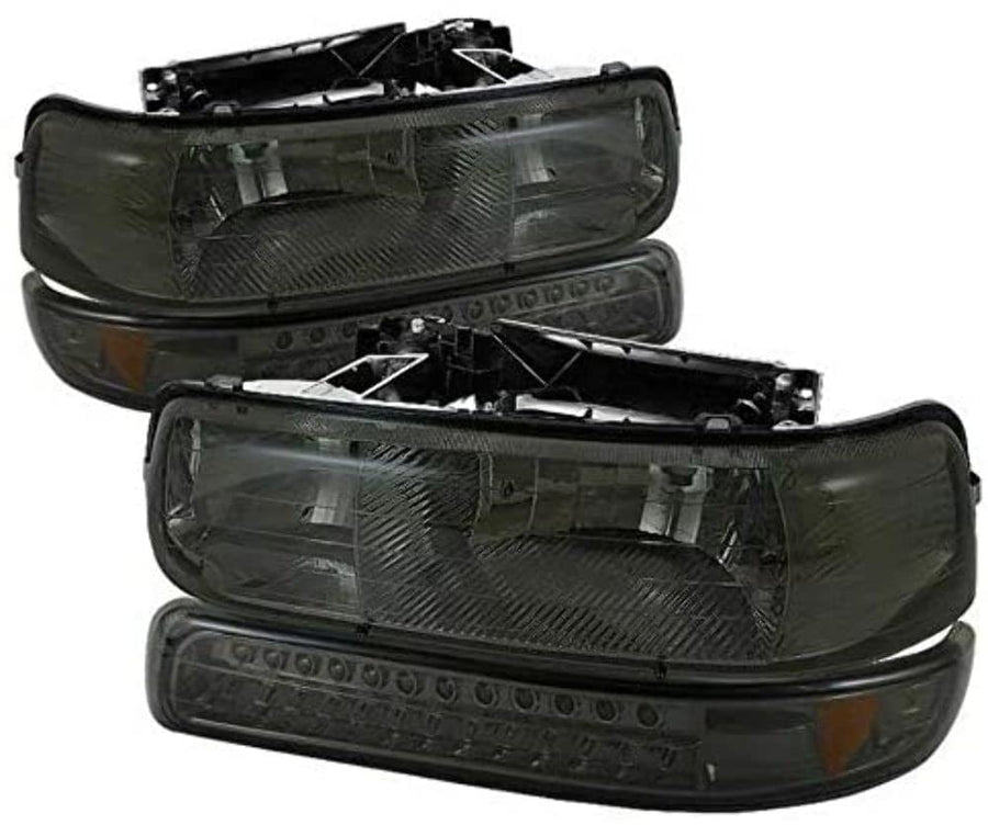 Headlight Spyder Auto HD-JH-CSIL99-LED-SET-SM with LED Bumper Light
