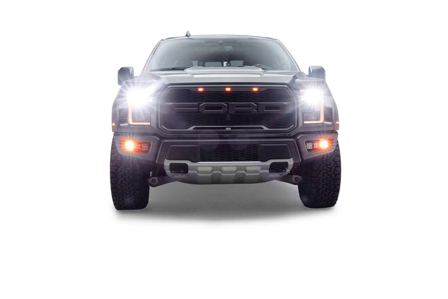 ZROADZ Front Bumper Z325672-KIT Fog LED Kit Fits 17-21 F-150