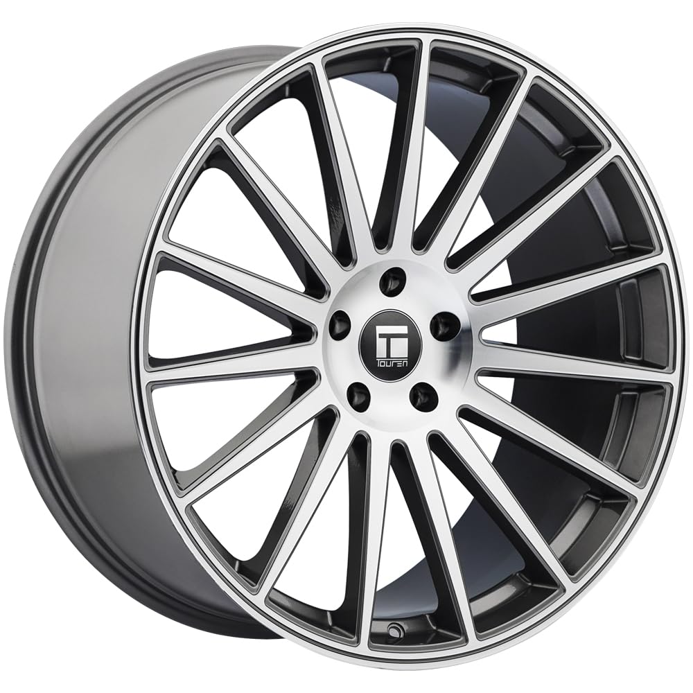 TR92 TOUREN 18X8 35MM 5-120 72.56MM GLOSS GRAPHITE/MACHINED FACE