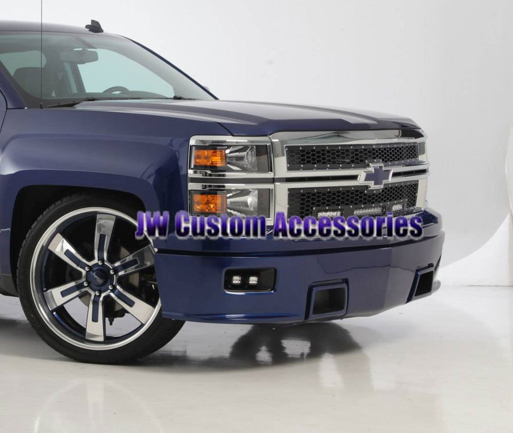 Chevrolet Silverado Street Scene 950-70221 Front Stainless Steel Bumper