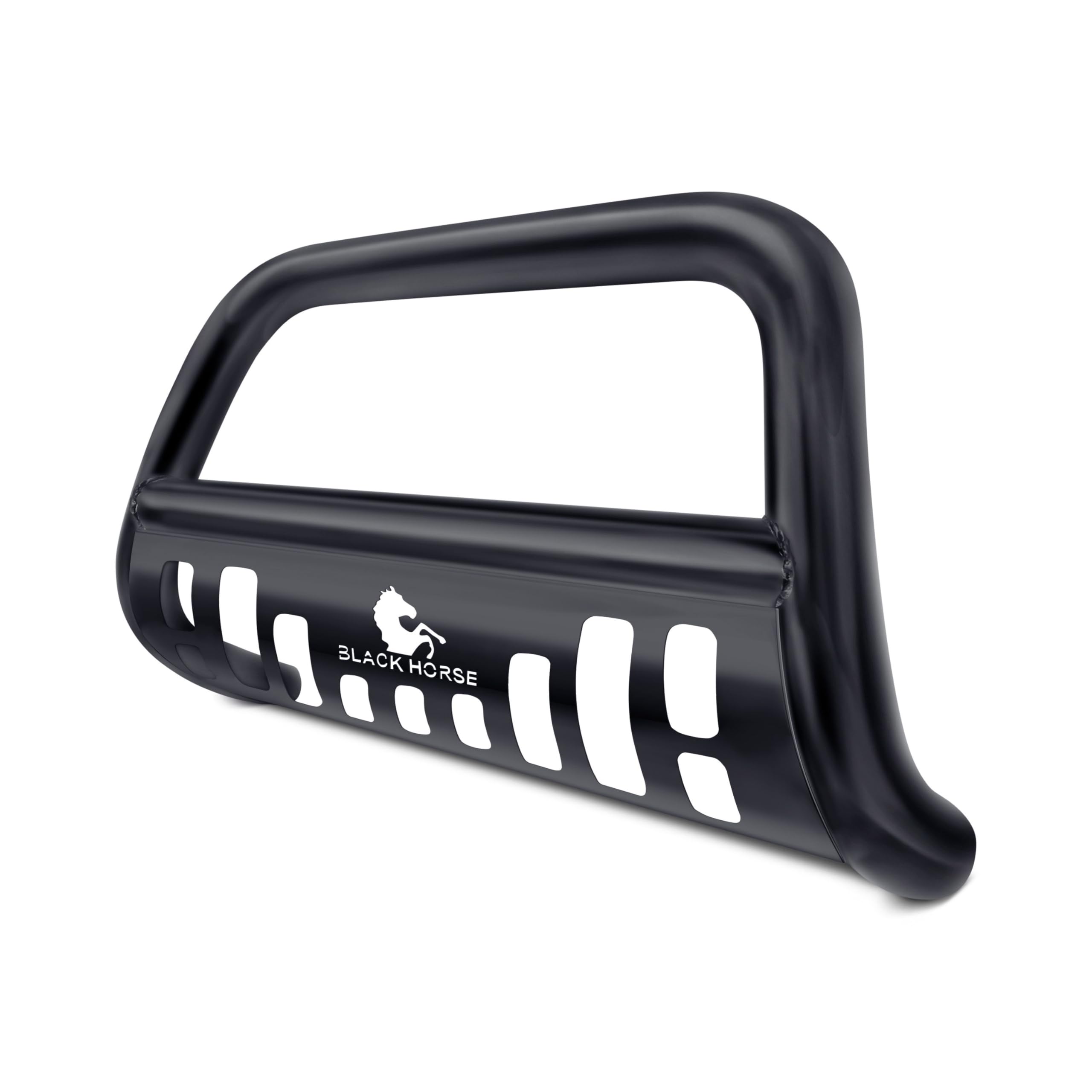 Bull Bar Black Horse Off Road Skid Plate Compatible with 2011-2023 Dodge Durango-BBDG700A-SP