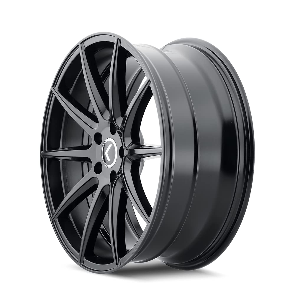 KR193 Turismo Black KRAZE Wheel with Gloss (17 x 8. inches /5 x 108 mm, 38 mm Offset)